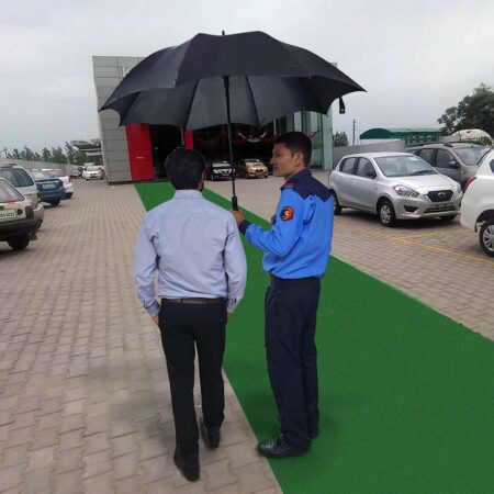 Auto open (51") Big Umbrella for Rain and UV Protection (With Branding)