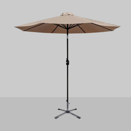 Premium 9ft Outdoor Center Pole Podium Umbrella, Patio Umbrella, with Stand - Durable, Stylish, UV-Resistant | Big Size Podium, Patio Umbrella for Sun Protection.